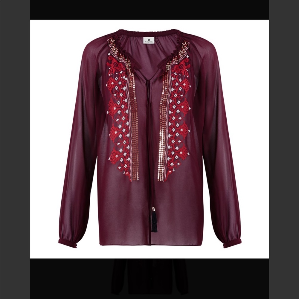 Final price $8 : Alruzarra for Target Red Blouse